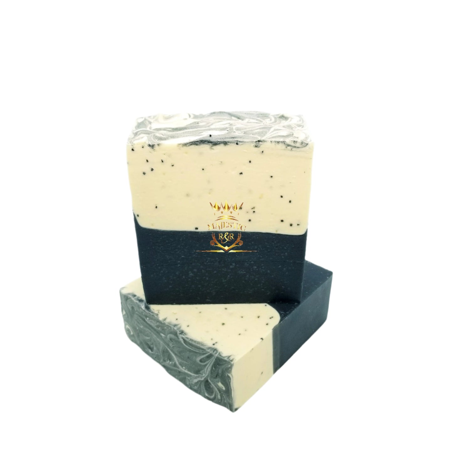 Jabón de amapola con pimienta con semillas de amapola